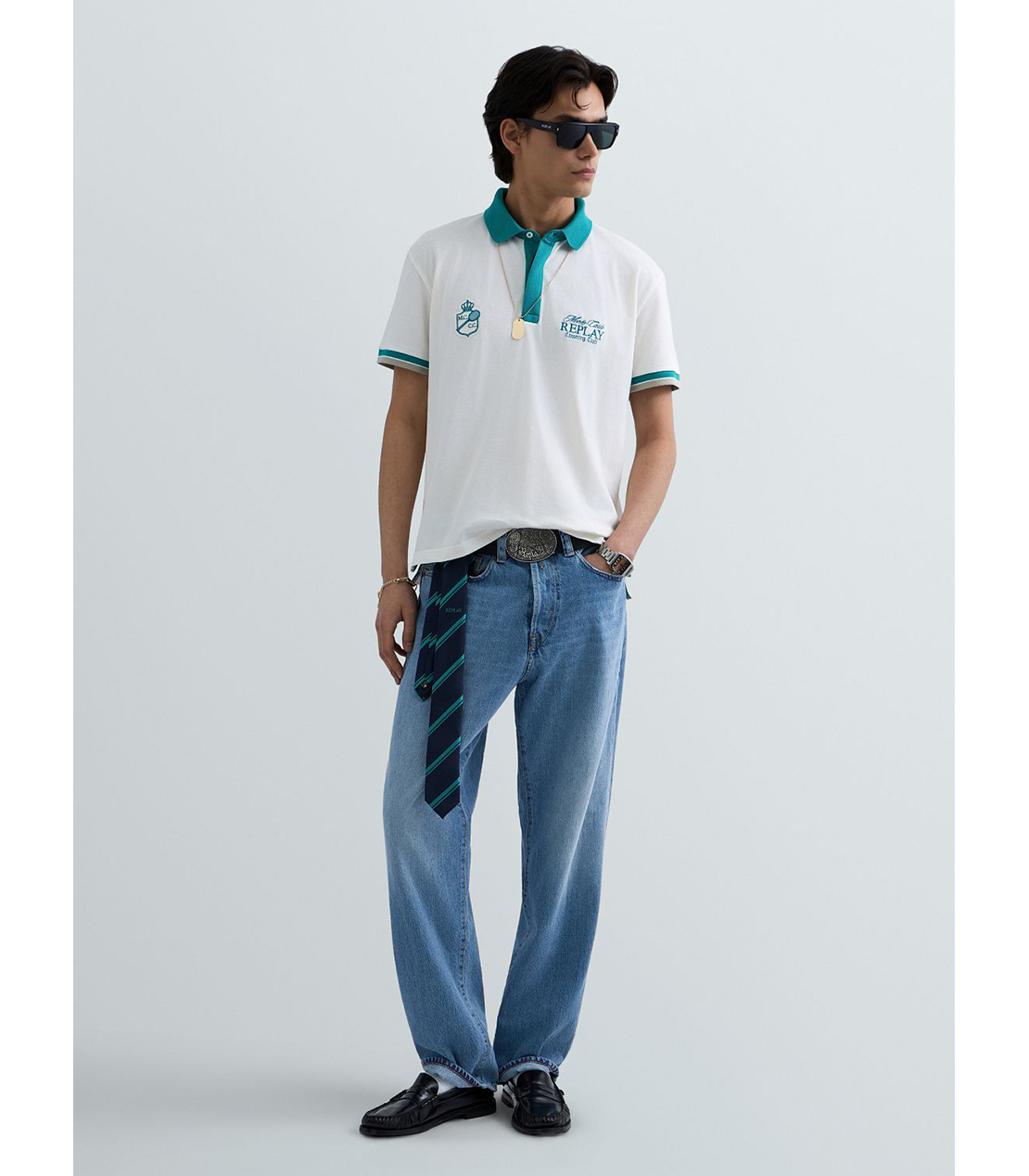 REPLAY &times; Monte Carlo Country Club ポロシャツ 詳細画像 ホワイト 2